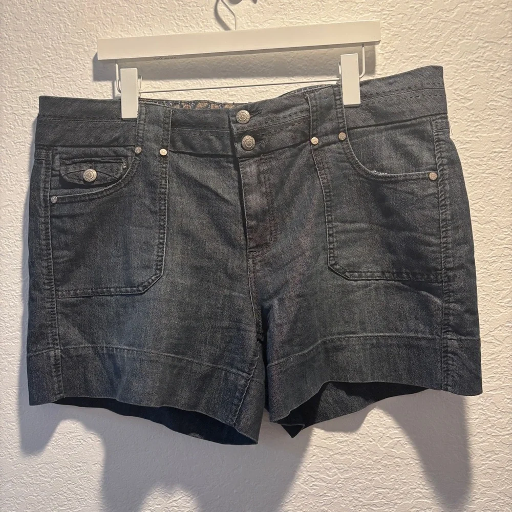 Women's Mid-Rise Denim Jean Shorts 5”